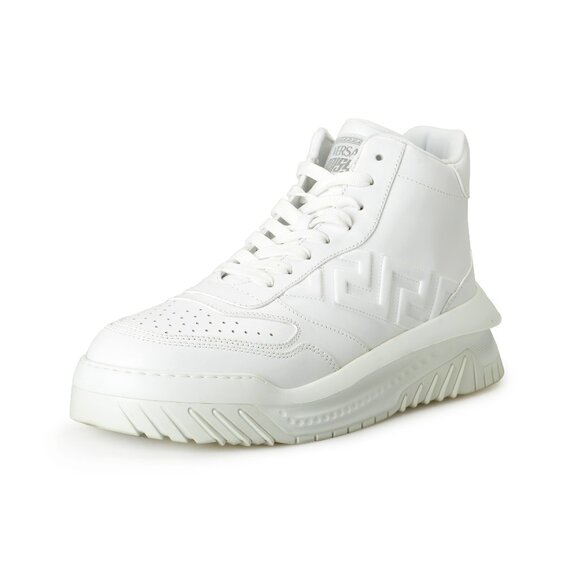 Versace Men's White Leather 